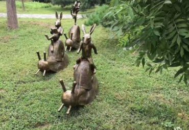 酒店蝸牛動物銅雕